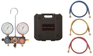サイトグラス付マニホールド<br>(90cmスタンダードホースセット)<br>1407-CMK【廃番】