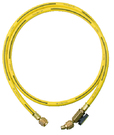 R-22用ボールバルブ付チャージングホース<br>(150cm黄)<br>25060【廃番】<br>￥12,000(税抜)